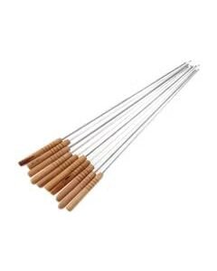6-Piece BBQ Skewer Set Silver L