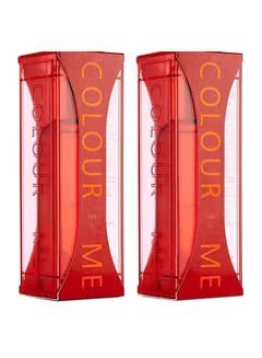 2-Piece Colour Me Red EDT 100ml