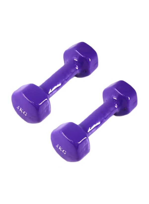 Generic Bjm Hexagonal Dumbbell Set 2 in 4kg Purple