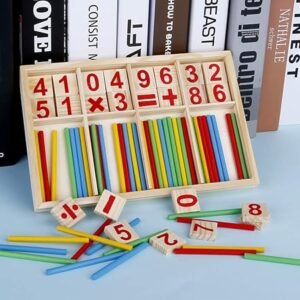 Generic Bjm Wooden Mathematical Stick Counting Learning Toy