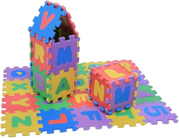 Generic Bjm Alphabet & Numbers Soft Foam Play Puzzle Mat