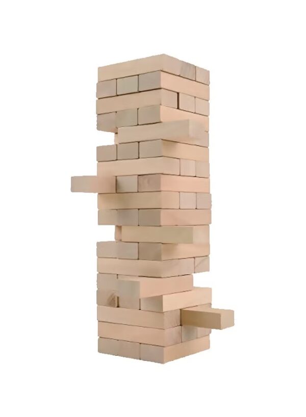 Generic Bjm 48-Piece Wooden Stacking Blocks