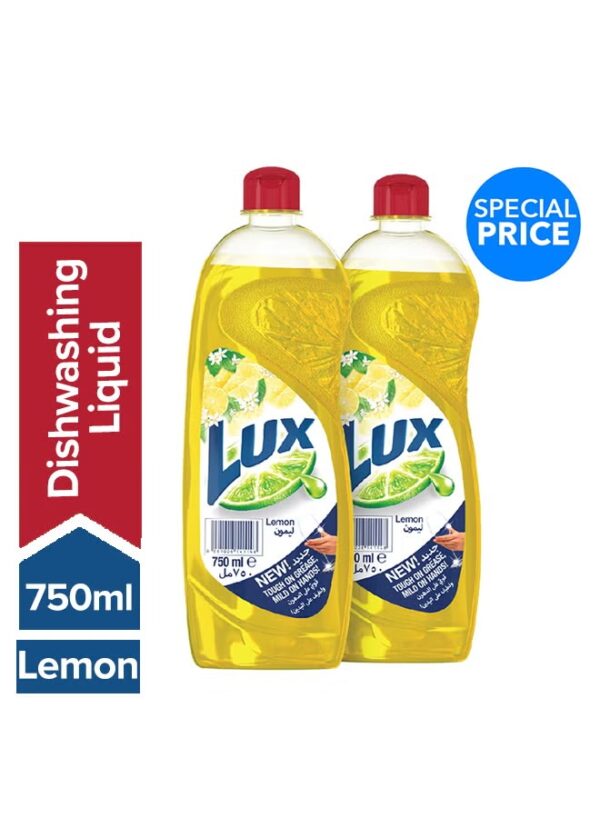 Lux Dishwash Liquid For Sparkling Clean Dishes Lemon