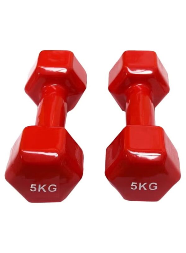 Generic Bjm Pair Of Fitness Dumbbell 2 In 5kg Red