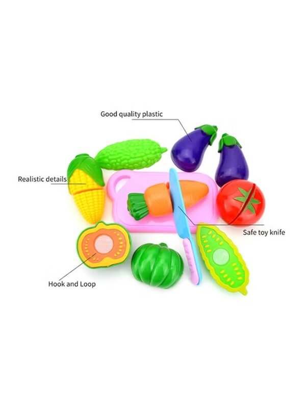 Generic Bjm Cutting Fruit And Vegetables Pretend Play Set