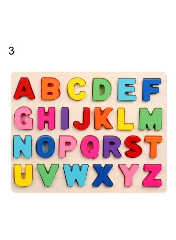 Generic Bjm Alphabet ABC Wooden Puzzles Board Kit
