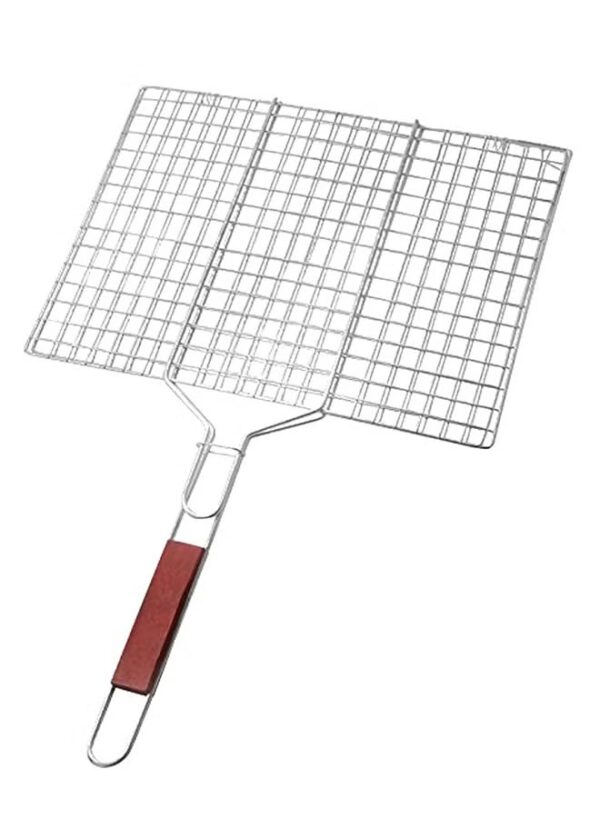 Generic Bjm Stainless Steel BBQ Grill Silver/Brown