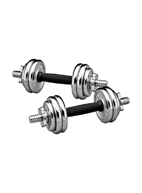 Generic Bjm Chrome Dumbbell Set 15kg