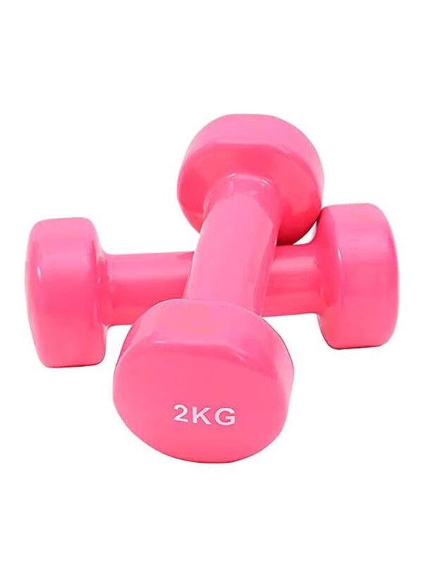Generic Bjm 2 Pcs Classical Head Vinyl Dumbbell Set 2kg