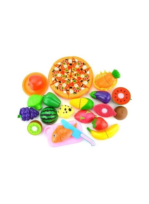 Generic Bjm Portable Lightweight Compact Sturdy And Durable Pretend Fruit Vegetable Cutting Toy Play Set
