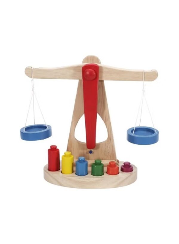 Generic Bjm Children Toy Balance Scale With Wooden Weights