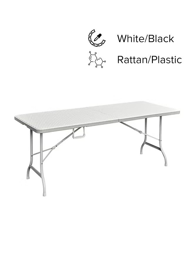 Generic Bjm Foldable Buffet Table White/Black