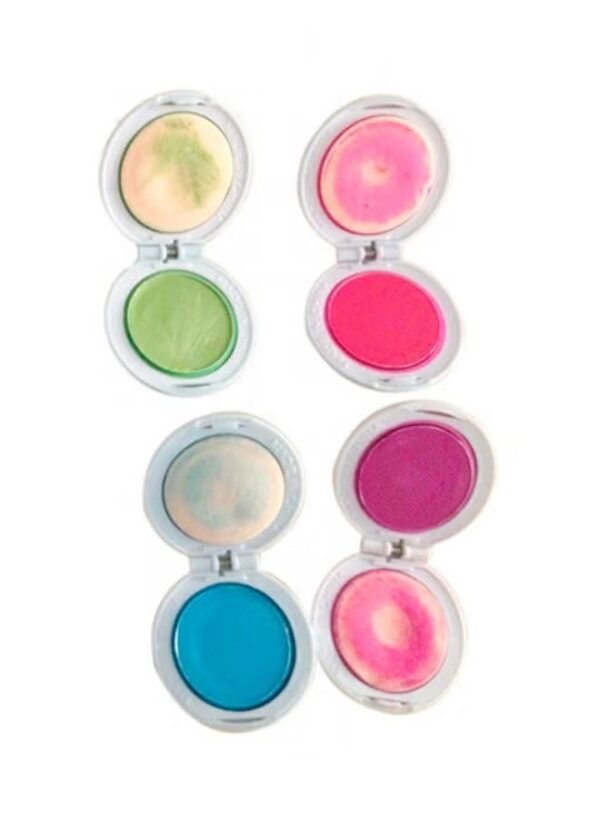 Generic Bjm 4-Piece Temporary Hair Chalk Compact Set Multicolour