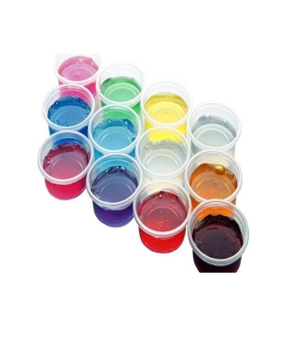 Generic Bjm 12-Piece Colorful Slime Set Stress Reliever Less Sticky Environment Friendly
