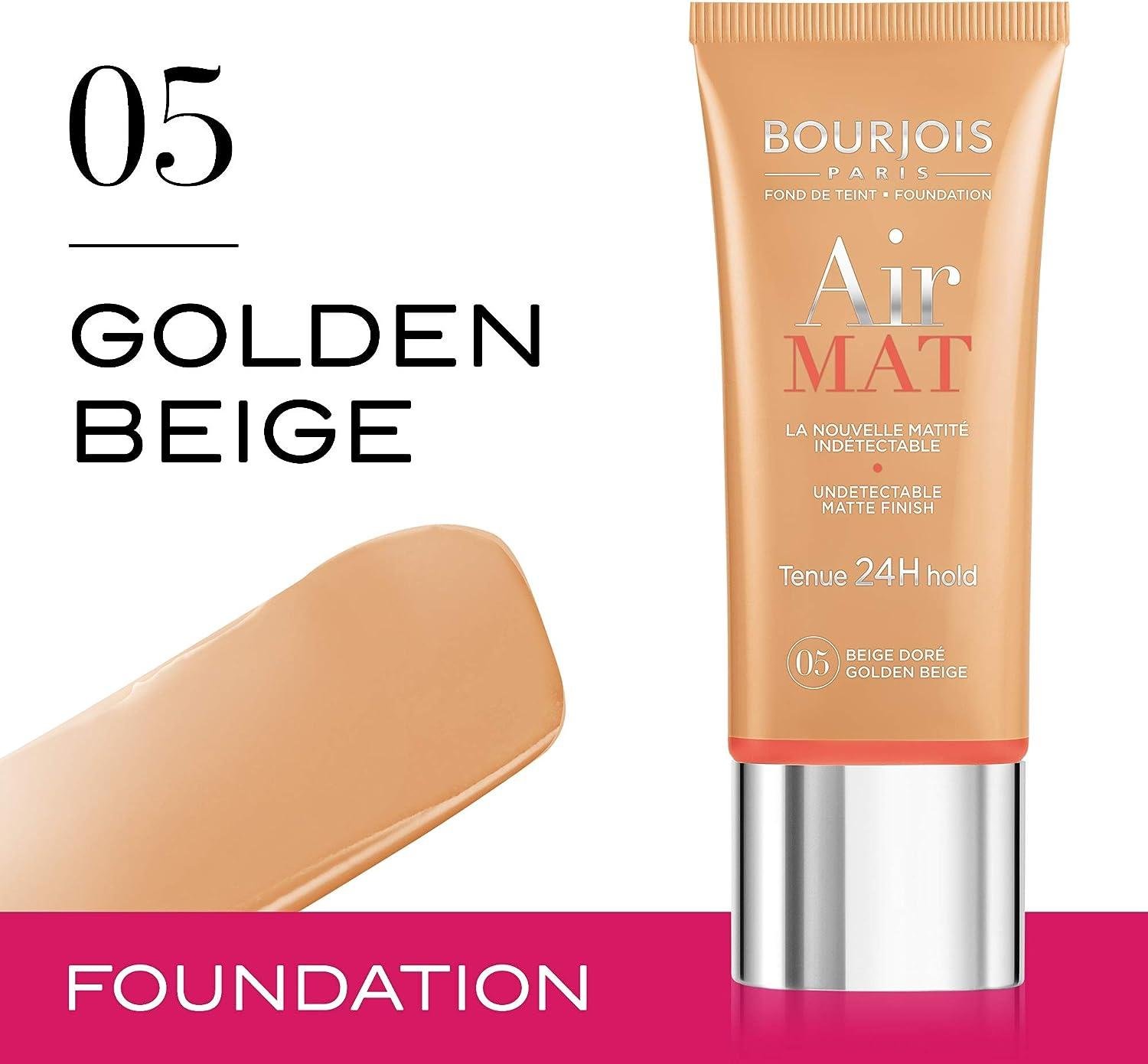 BOURJOIS AIR MAT 05 BEIGE DORE GOLDEN BEIGE 30ml - Image 2