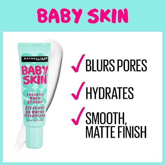MAYBELLINE NEW YORK BABY SKIN INSTANT PORE ERASER PRIMER BASE DE TEINT ANTI-PORES - Image 5