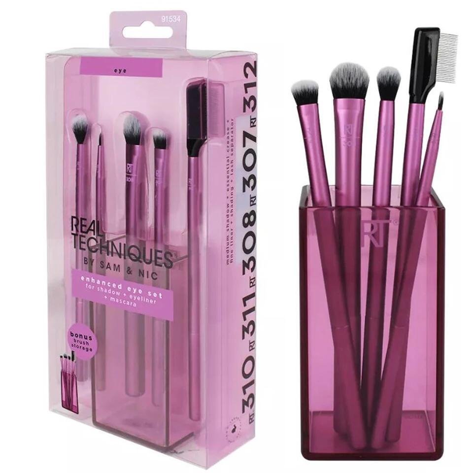 REAL TECHNIQUES ENHANCED EYE SET FOR SHADOW+EYELINER+MASCARA 91534079625915341 - Image 2