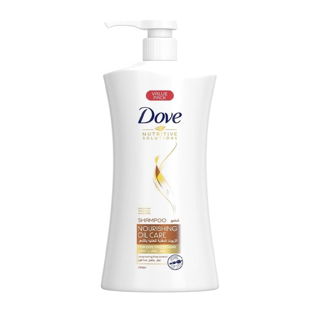 Dove Shampoo for frizzy and dry hair, Nourishing Oil Care, nourishing care for up to 100% smoother* hair, 1000ml