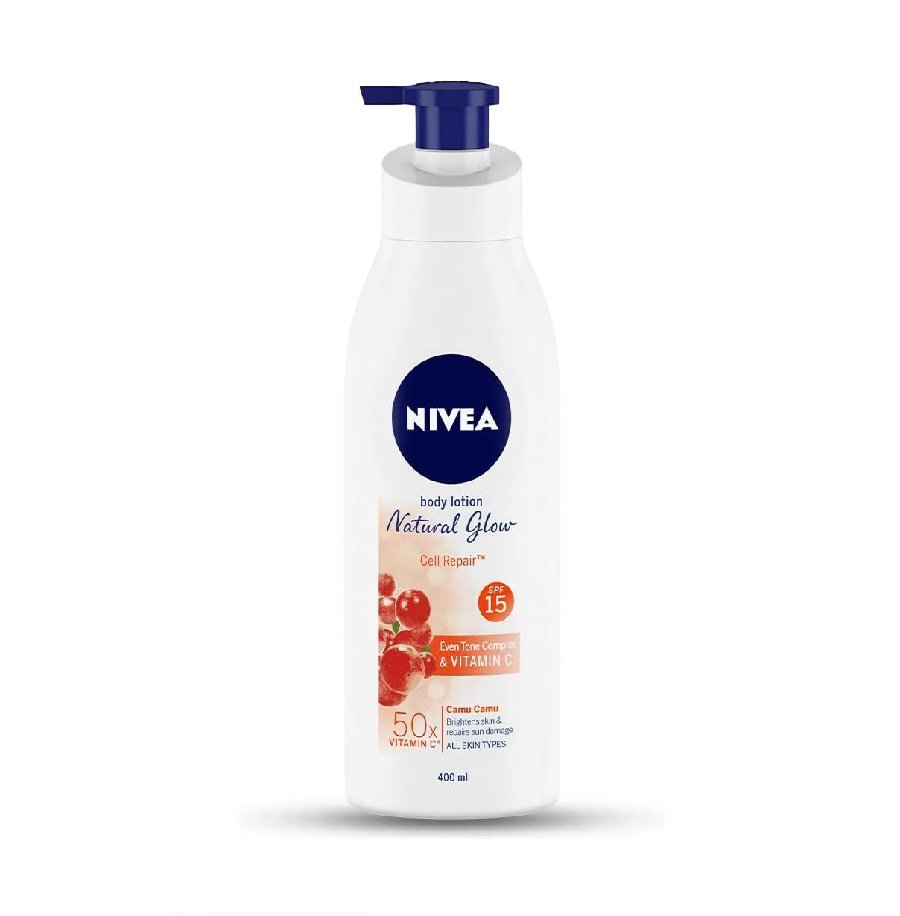 NIVEA Extra Whitening Cell Repair Body Lotion (SPF 15), 400ml