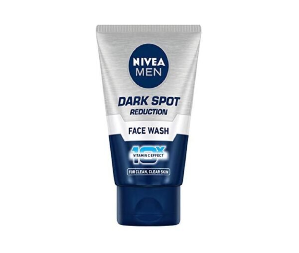 NIVEA Men Face Wash, Dark Spot Reduction, for Clean & Clear Skin with 10x Vitamin C Effect, 100 g