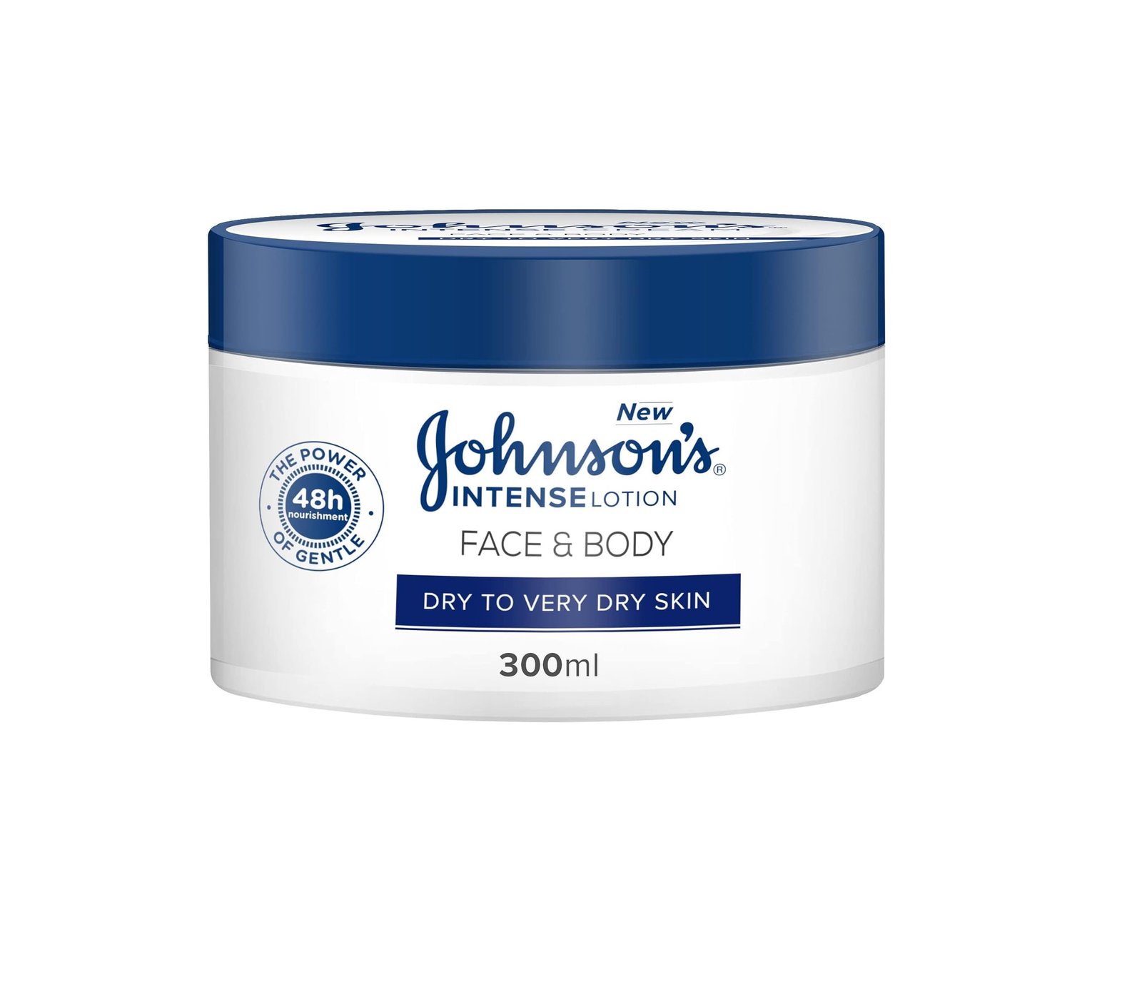 Johnson's Intense Face & Body Cream, Dry To Very Dry Skin, Intense Nourishment, 300ml