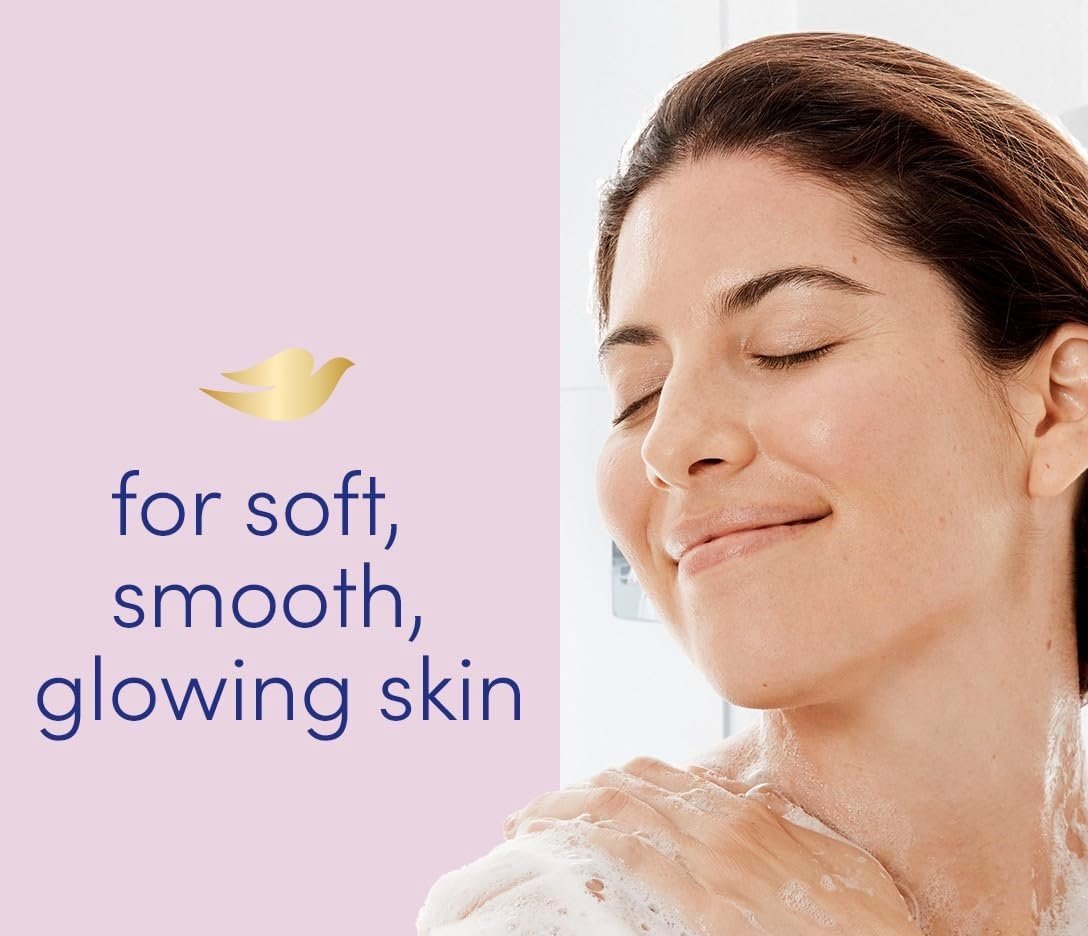 DOVE Beauty Cream Soap Bar, for all skin types, Pink, bar with moisturizing cream, 125g, Pack of 4 - Image 2