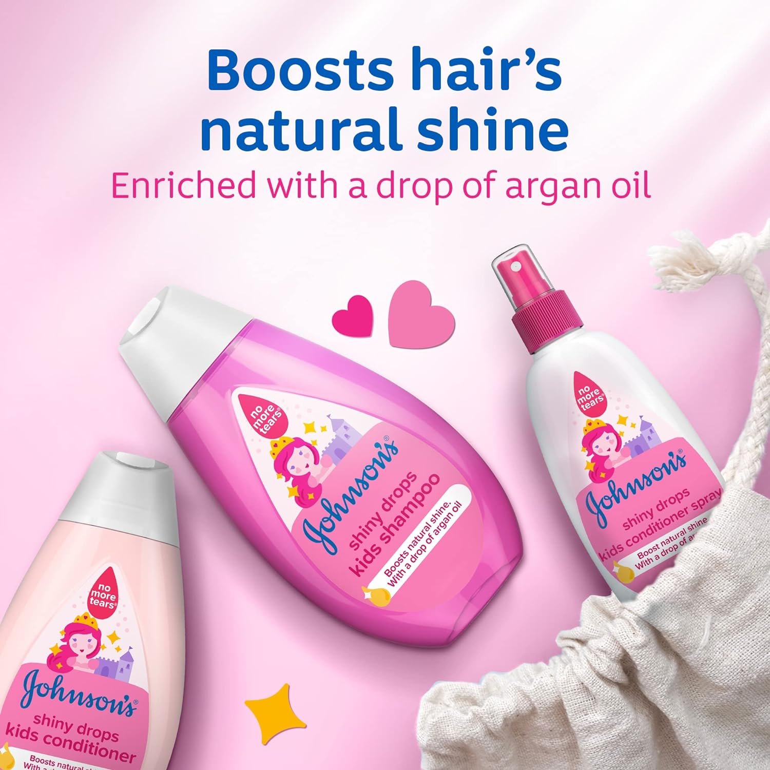 Johnson's Toddler & Kids Shampoo Shiny Drops, 500ml - Image 6