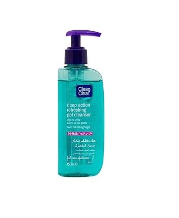 Clean & Clear Gel Cleanser Deep Action Refreshing 150Ml