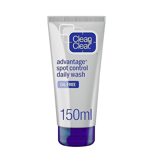 Clean & Clear Daily Face Wash, Advantage, Spot Control, 150ml