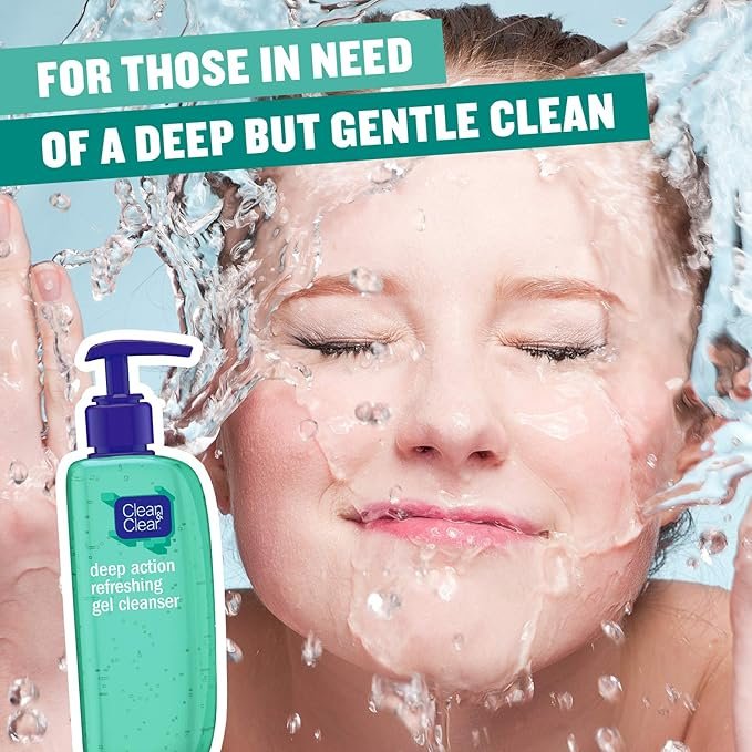 Clean & Clear Gel Cleanser Deep Action Refreshing 150Ml - Image 2