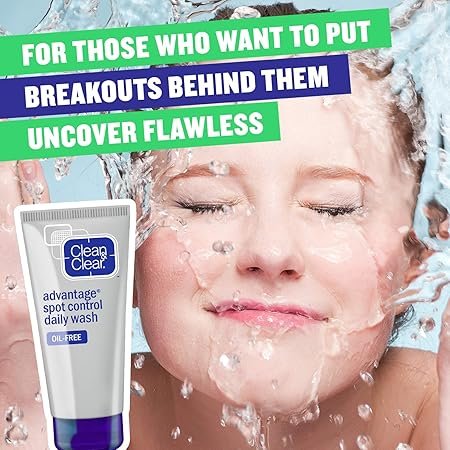 Clean & Clear Daily Face Wash, Advantage, Spot Control, 150ml - Image 2