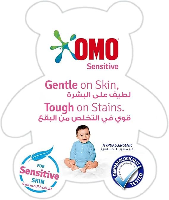 OMO Liquid Laundry Detergent, for sensitive skin, gentle on skin, tough on stains, 4.1 L - Image 5