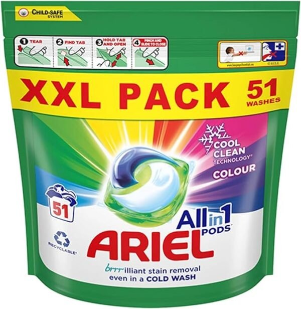 Ariel Colour All in 1 Pods 51 Washes
