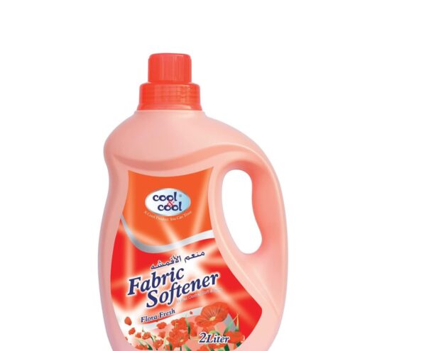 Cool & Cool Flora Fresh Fabric Softener 2 Liters - Long-Lasting Scent, Gentle Fabric Care, Laundry Essential