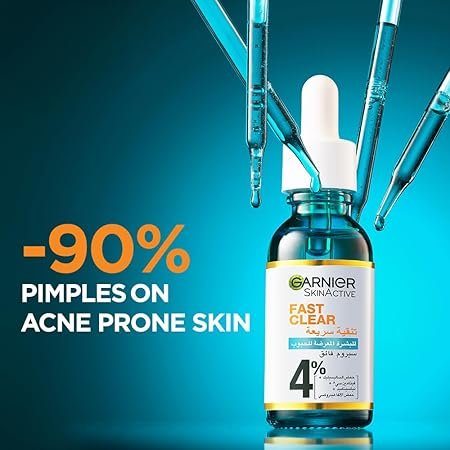 Garnier Skinactive Fast Clear Booster Face Serum, With Salicylic Acid, 30ml - Image 3