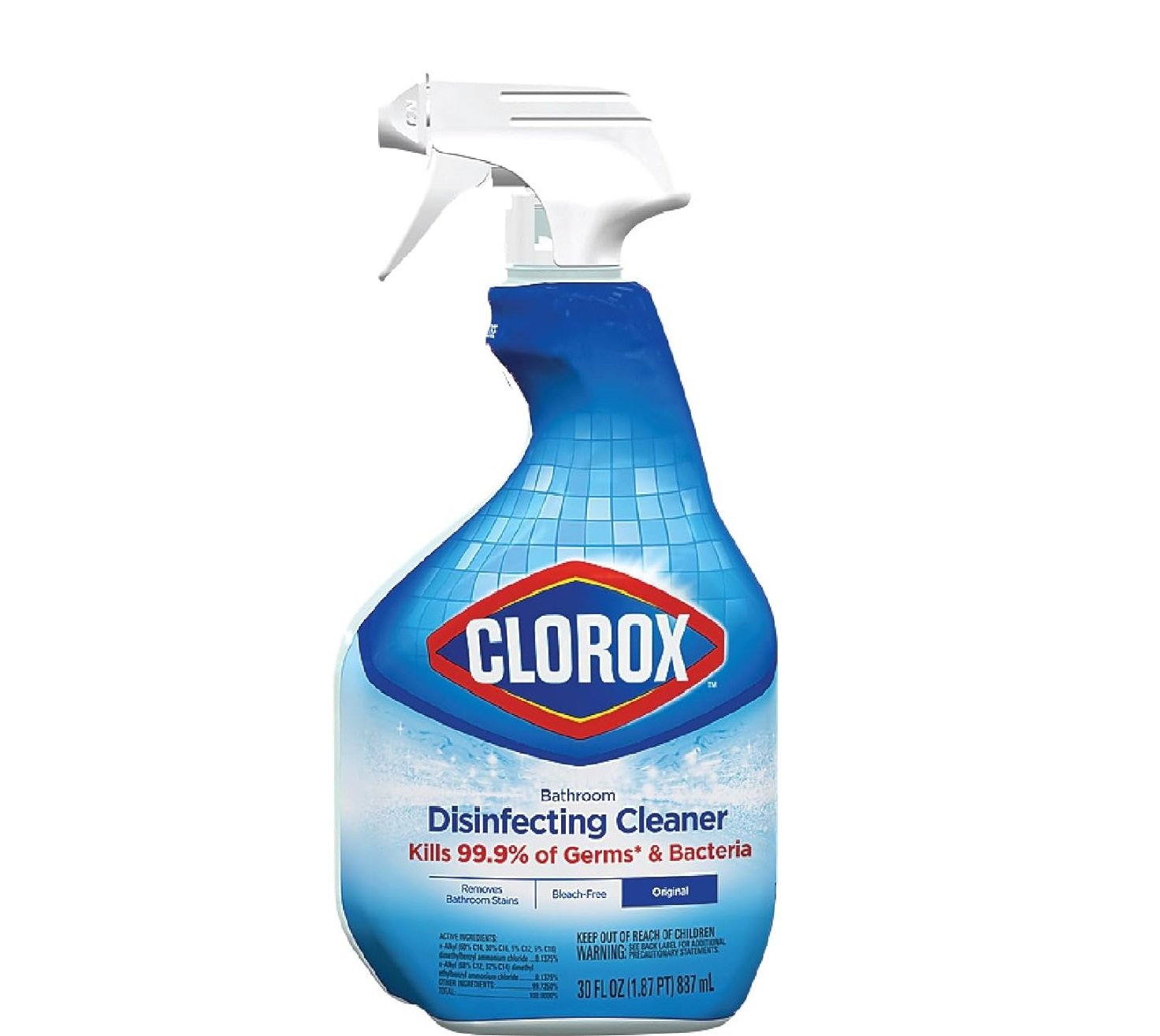 Clorox Disinfecting Bleach Free Bathroom Cleaner, 887ml