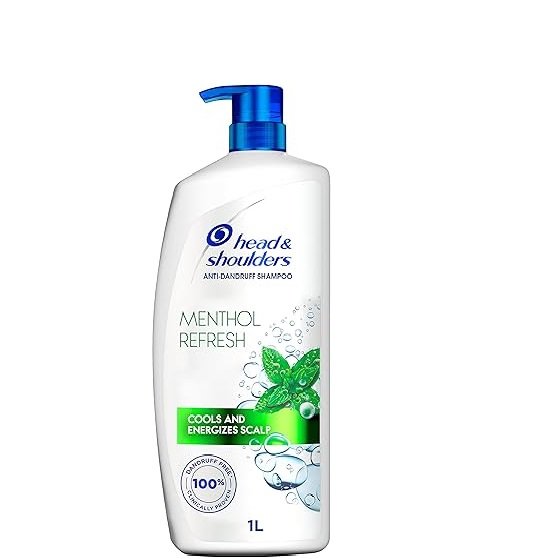 Head & Shoulders Menthol Refresh Anti-Dandruff Shampoo for a Cool and Energized Scalp, 1 L