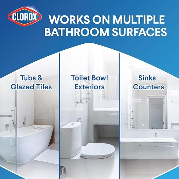 Clorox Disinfecting Bleach Free Bathroom Cleaner, 887ml - Image 5